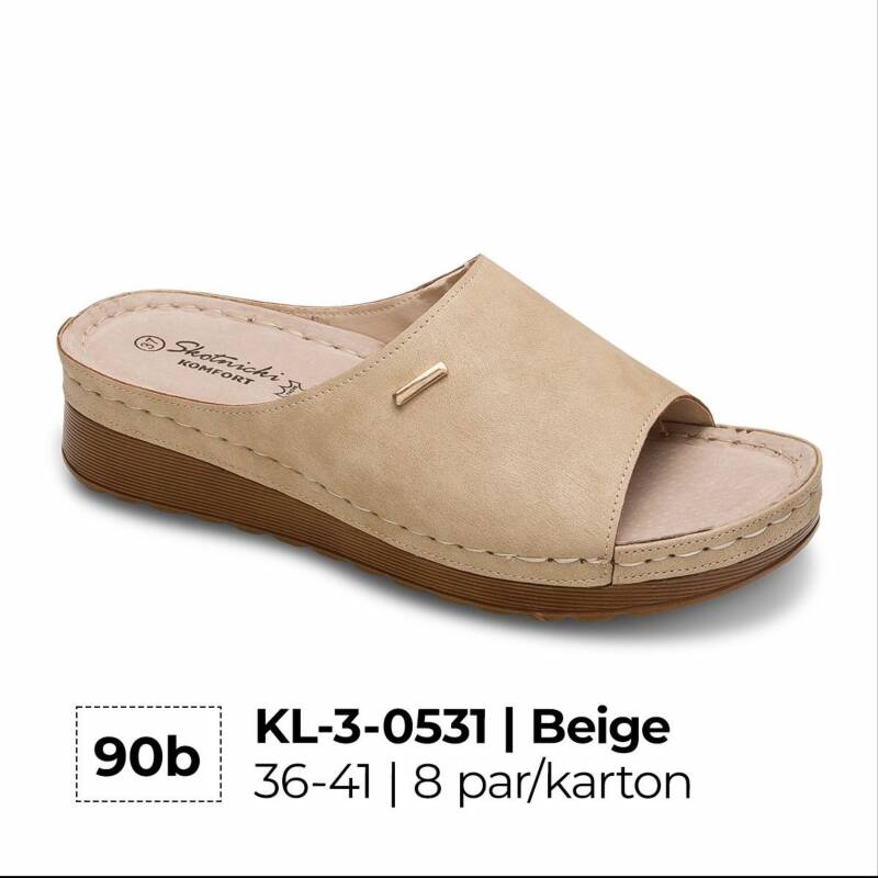 Klapki damskie Roz 36-41 / 8 par 1